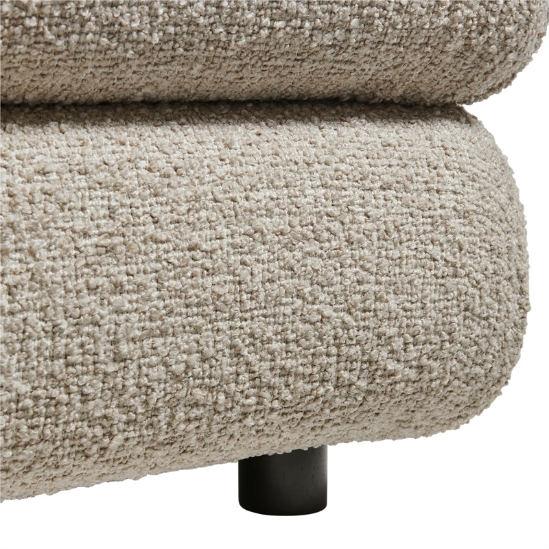 Modway Jubilee Upholstered Ottoman in Linen