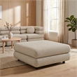 Modway Jubilee Upholstered Ottoman in Linen