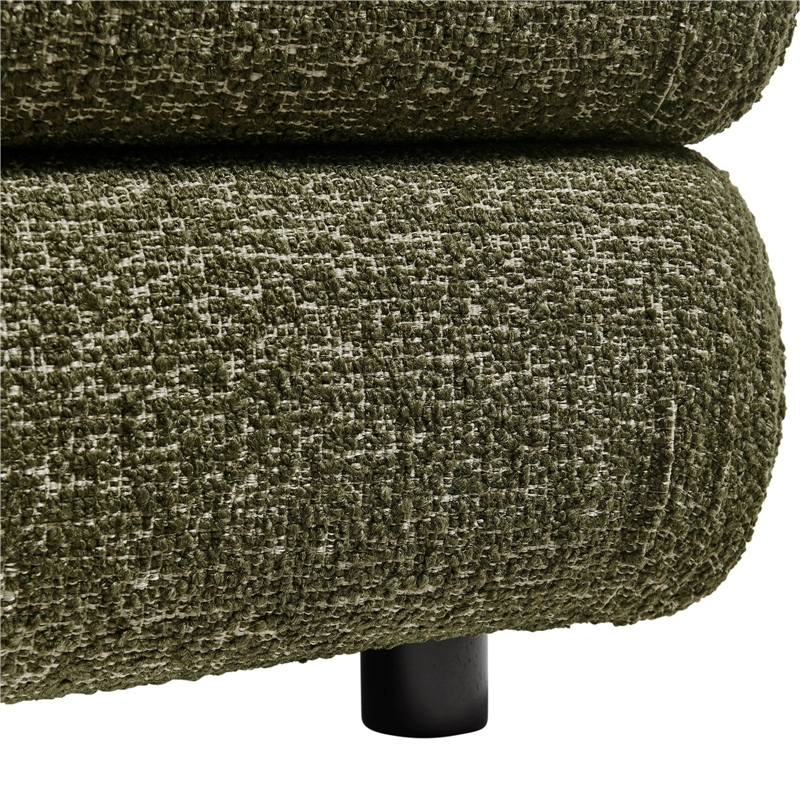Modway Jubilee Upholstered Ottoman in Olive