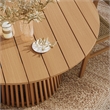 Reed 7-Piece Outdoor Teak Wood Dining Set in Natural