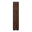 Modway Bellamy Arched Fold-Out Desk Cabinet in Walnut