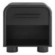 Modway Bellamy Curved 1-Drawer Nightstand in Black Oak