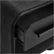 Modway Bellamy Curved 1-Drawer Nightstand in Black Oak