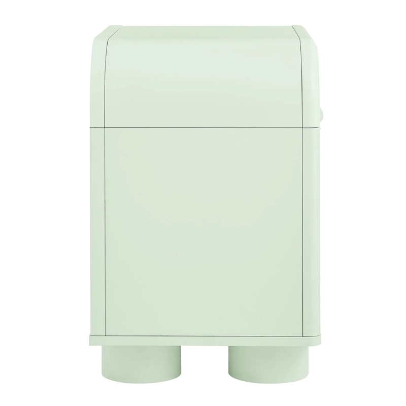 Modway Bellamy Curved 1-Drawer Nightstand in Sage