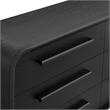 Modway Bellamy Curved 6-Drawer Dresser in Black Oak