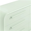 Modway Bellamy Curved 6-Drawer Dresser in Sage
