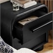 Modway Bellamy Curved 2-Drawer Nightstand in Black Oak