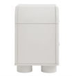 Modway Bellamy Curved 2-Drawer Nightstand in White Matte