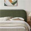 Keynote Queen Fabric Upholstered Storage Platform Bed in Foliage
