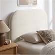 Keynote Twin Performance Velvet Storage Platform Bed in Alabaster