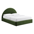 Resort Queen Arched Performance Velvet Storage Platform Bed