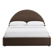 Resort Queen Arched Performance Velvet Storage Platform Bed