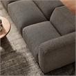 Auren Lattice Boucle 3 Piece Sectional in Earth