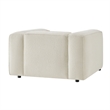 Auren Lattice Boucle Accent Chair with Pocket Spring Seat in Cream