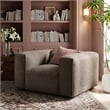 Auren Lattice Boucle Accent Chair with Pocket Spring Seat in Earth