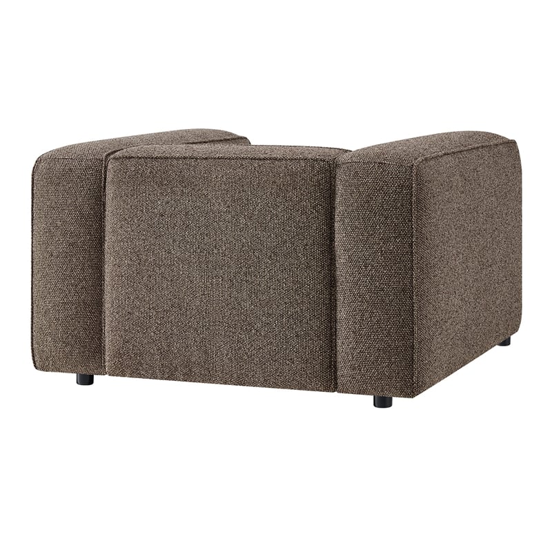 Auren Lattice Boucle Accent Chair with Pocket Spring Seat in Earth
