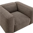 Auren Lattice Boucle Accent Chair with Pocket Spring Seat in Earth
