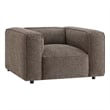 Auren Lattice Boucle Accent Chair with Pocket Spring Seat in Earth