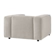 Auren Lattice Boucle Accent Chair with Pocket Spring Seat in Fog