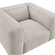 Auren Lattice Boucle Accent Chair with Pocket Spring Seat in Fog
