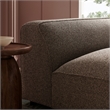 Auren Lattice Boucle Armless Chair with Pocket Spring Seat in Earth