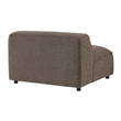 Auren Lattice Boucle Armless Chair with Pocket Spring Seat in Earth