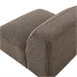 Auren Lattice Boucle Armless Chair with Pocket Spring Seat in Earth