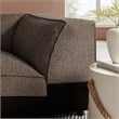 Auren Lattice Boucle Corner Chair with Pocket Spring Seat in Earth