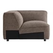 Auren Lattice Boucle Corner Chair with Pocket Spring Seat in Earth