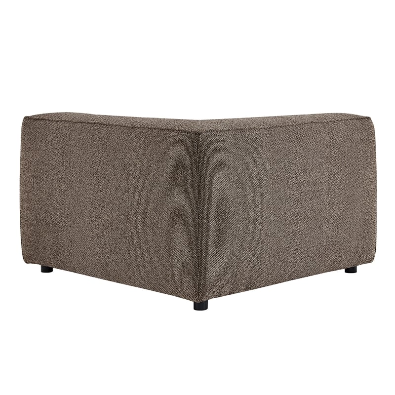 Auren Lattice Boucle Corner Chair with Pocket Spring Seat in Earth
