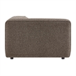 Auren Lattice Boucle Left-Facing Arm Chair with Pocket Spring Seat in Earth