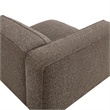 Auren Lattice Boucle Left-Facing Arm Chair with Pocket Spring Seat in Earth