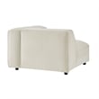 Auren Lattice Boucle Right-Facing Arm Chair with Pocket Spring Seat in Cream