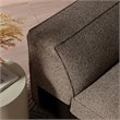 Auren Lattice Boucle Right-Facing Arm Chair with Pocket Spring Seat in Earth