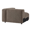 Auren Lattice Boucle Right-Facing Arm Chair with Pocket Spring Seat in Earth