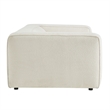 Auren 88 Inch Lattice Boucle Sofa with Pocket Spring Seat in Cream