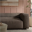 Auren 88 Inch Lattice Boucle Sofa with Pocket Spring Seat in Earth