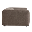 Auren 88 Inch Lattice Boucle Sofa with Pocket Spring Seat in Earth
