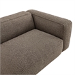 Auren 88 Inch Lattice Boucle Sofa with Pocket Spring Seat in Earth