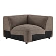 Auren Lattice Boucle 5 Piece Corner Sectional in Earth