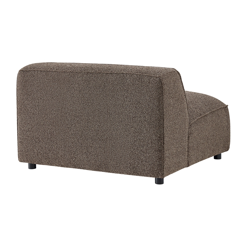 Auren Lattice Boucle 5 Piece Corner Sectional in Earth