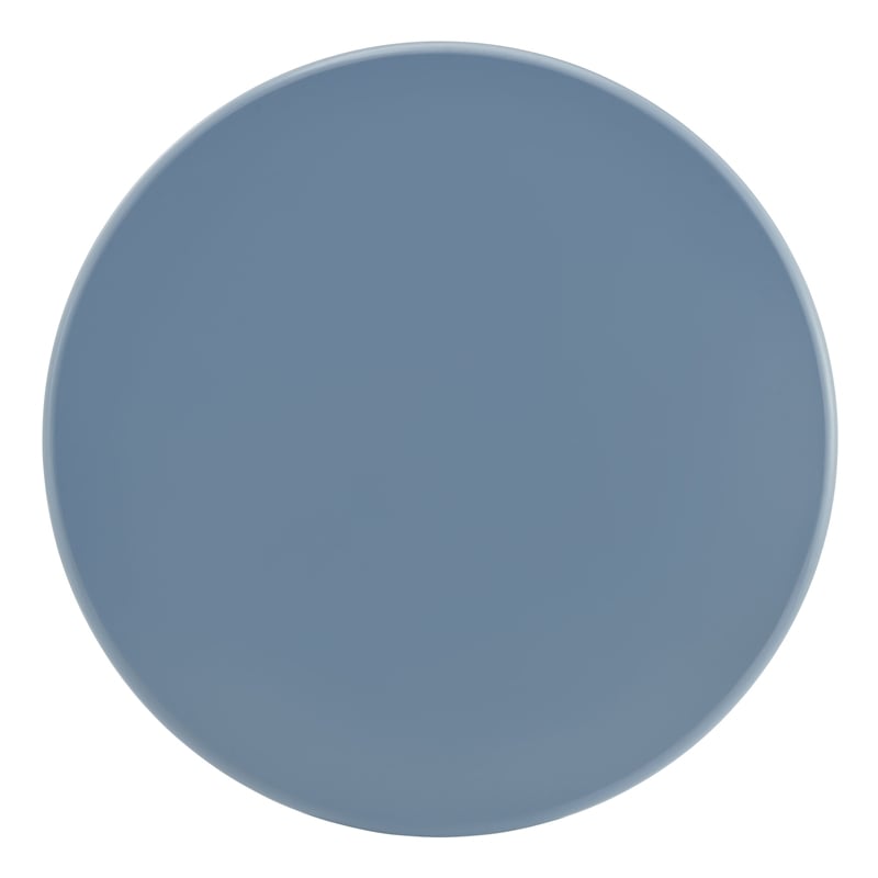 Belmonte 45 Inch Round Dining Table with Pedestal Base in Stillwater Blue
