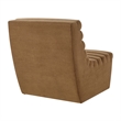 Corbin Performance Fleece Accent Chair with Channel Tufting in Latte