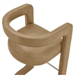 Modway Winslow Premium Vegan Leather Bar Stool in Toast