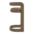 Modway Winslow Premium Vegan Leather Bar Stool in Mushroom