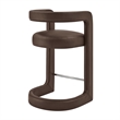 Modway Winslow Premium Vegan Leather Counter Stool in Espresso