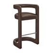Modway Winslow Premium Vegan Leather Bar Stool in Espresso