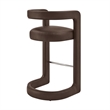 Modway Winslow Premium Vegan Leather Bar Stool in Espresso