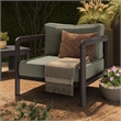 Kona Outdoor Teak Wood Armchair in Ash