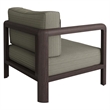 Kona Outdoor Teak Wood Armchair in Ash